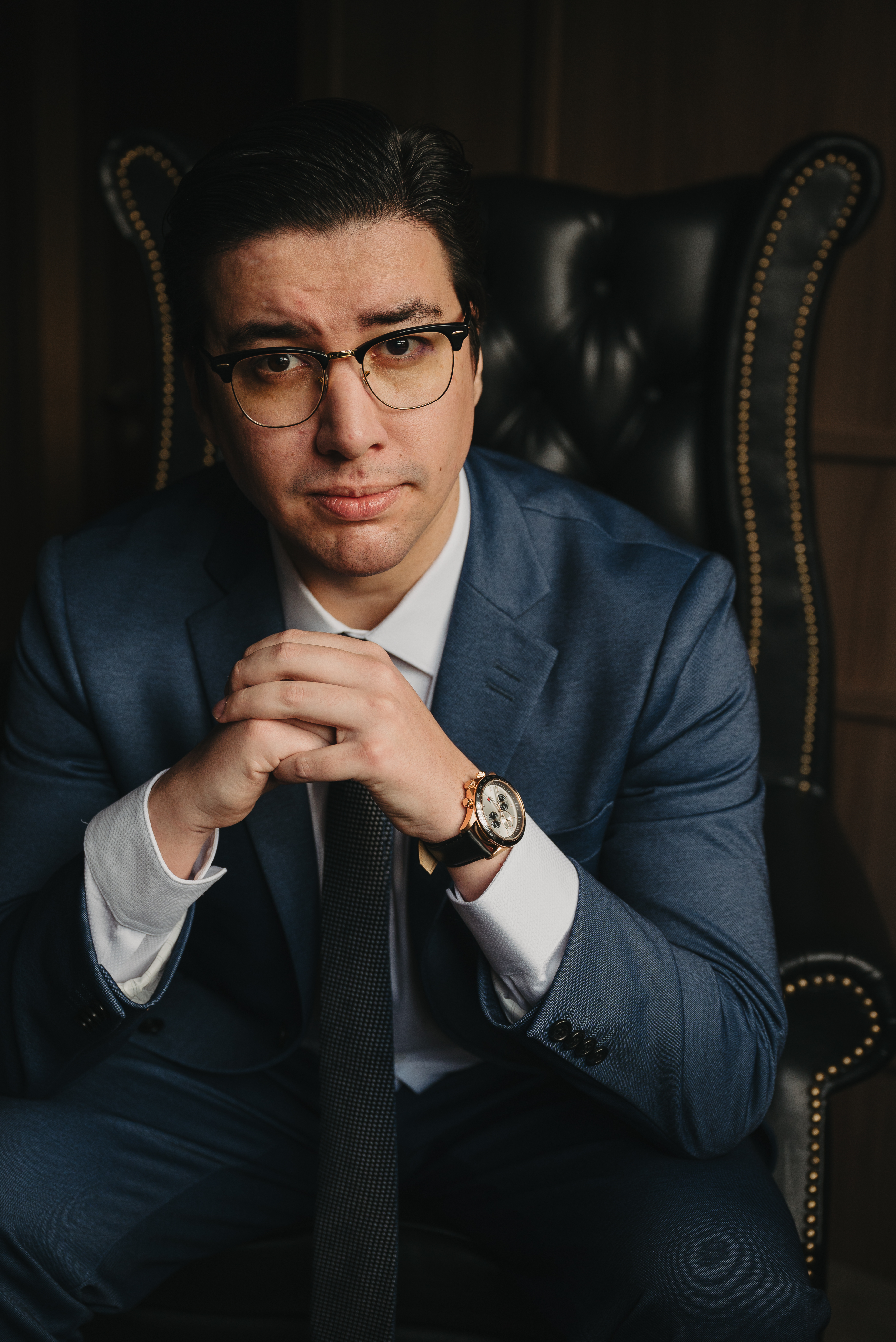 Gabriel Karasek em reunião executiva